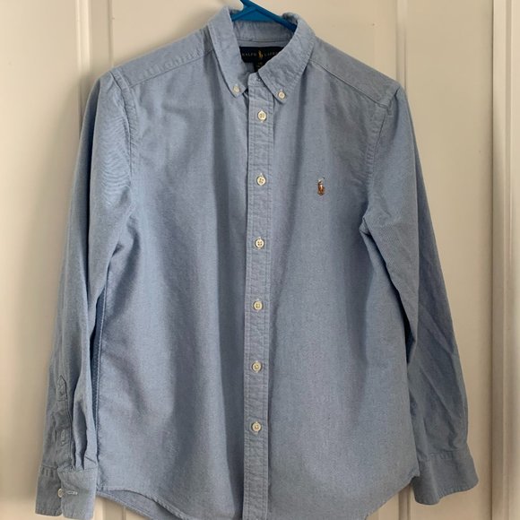 Ralph Lauren Boys Denim Button Down Shirt - Picture 1 of 6